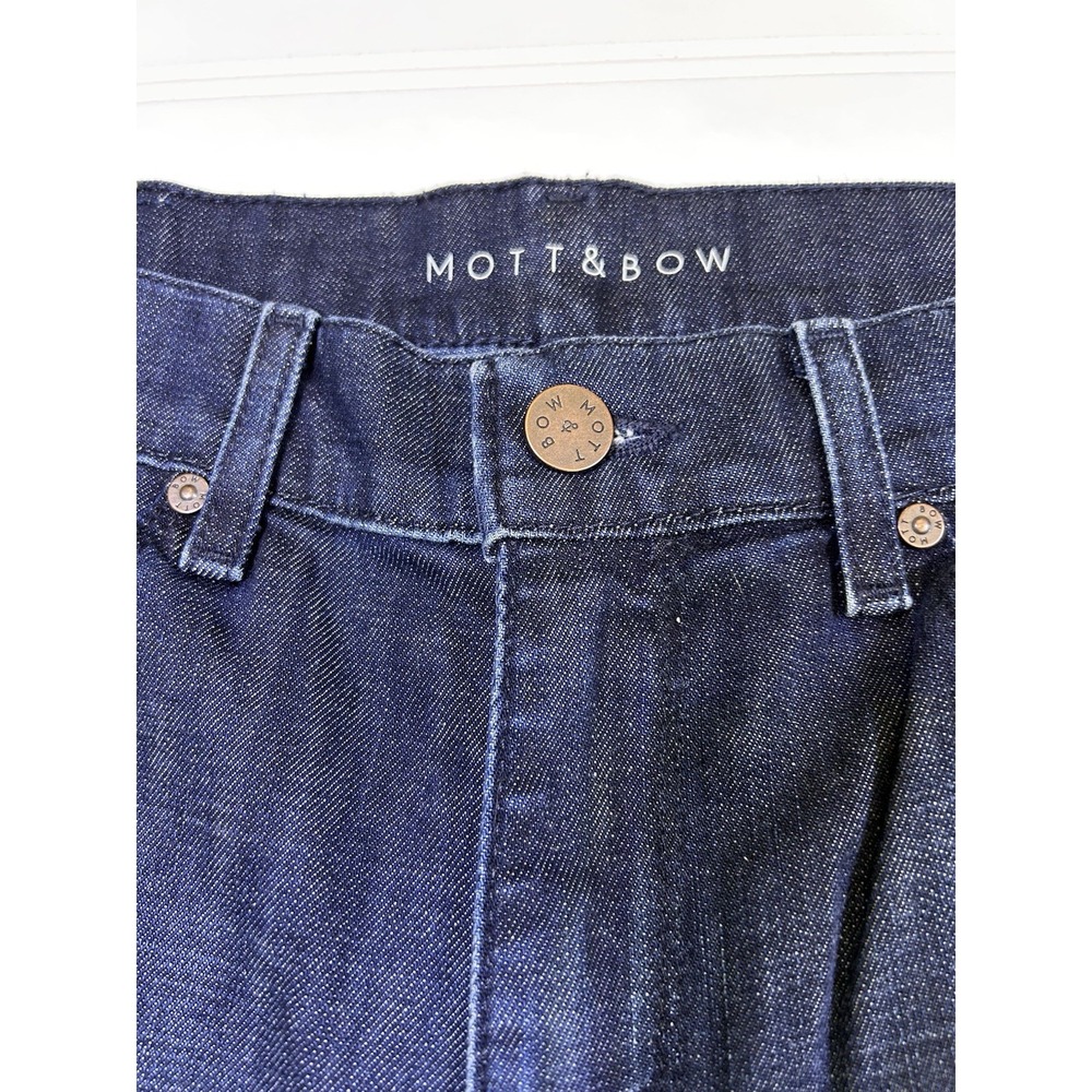 Mott & Bow Mosco Jeans Mens 31x32 Dark Wash Indigo Denim Straight‎ Slim Stretch